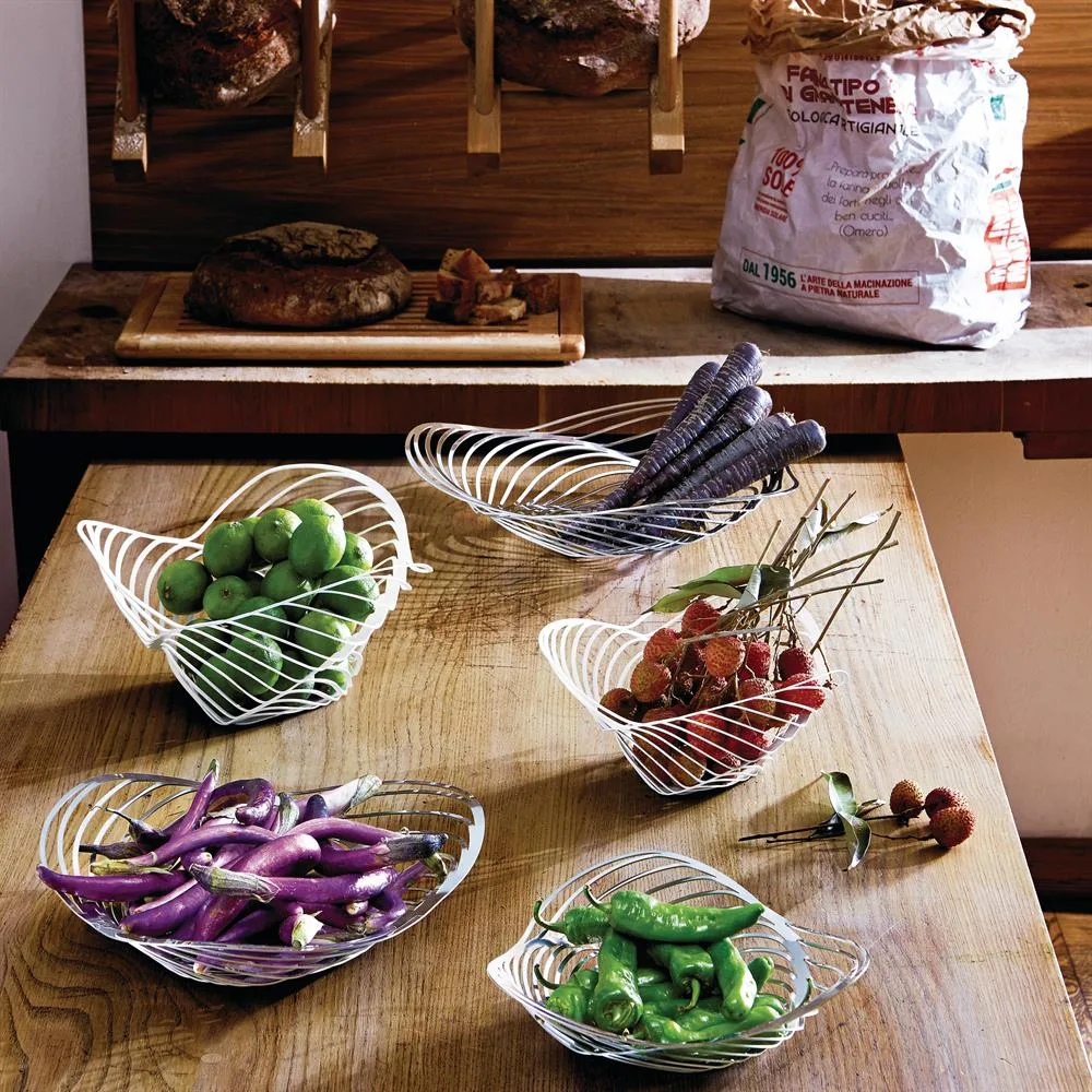 Trinity fruit bowl, stainless steel Alessi