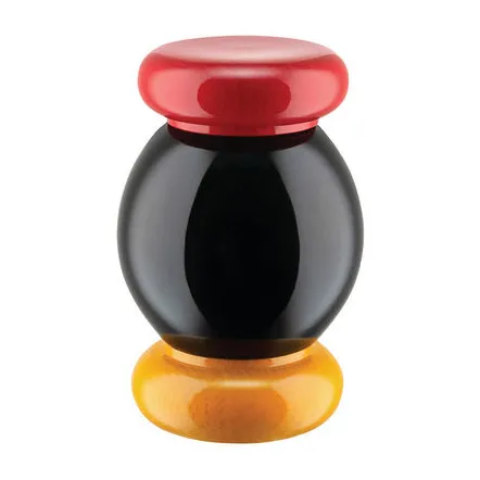 Twergi salt- and pepper mill 11 cm, Black Alessi