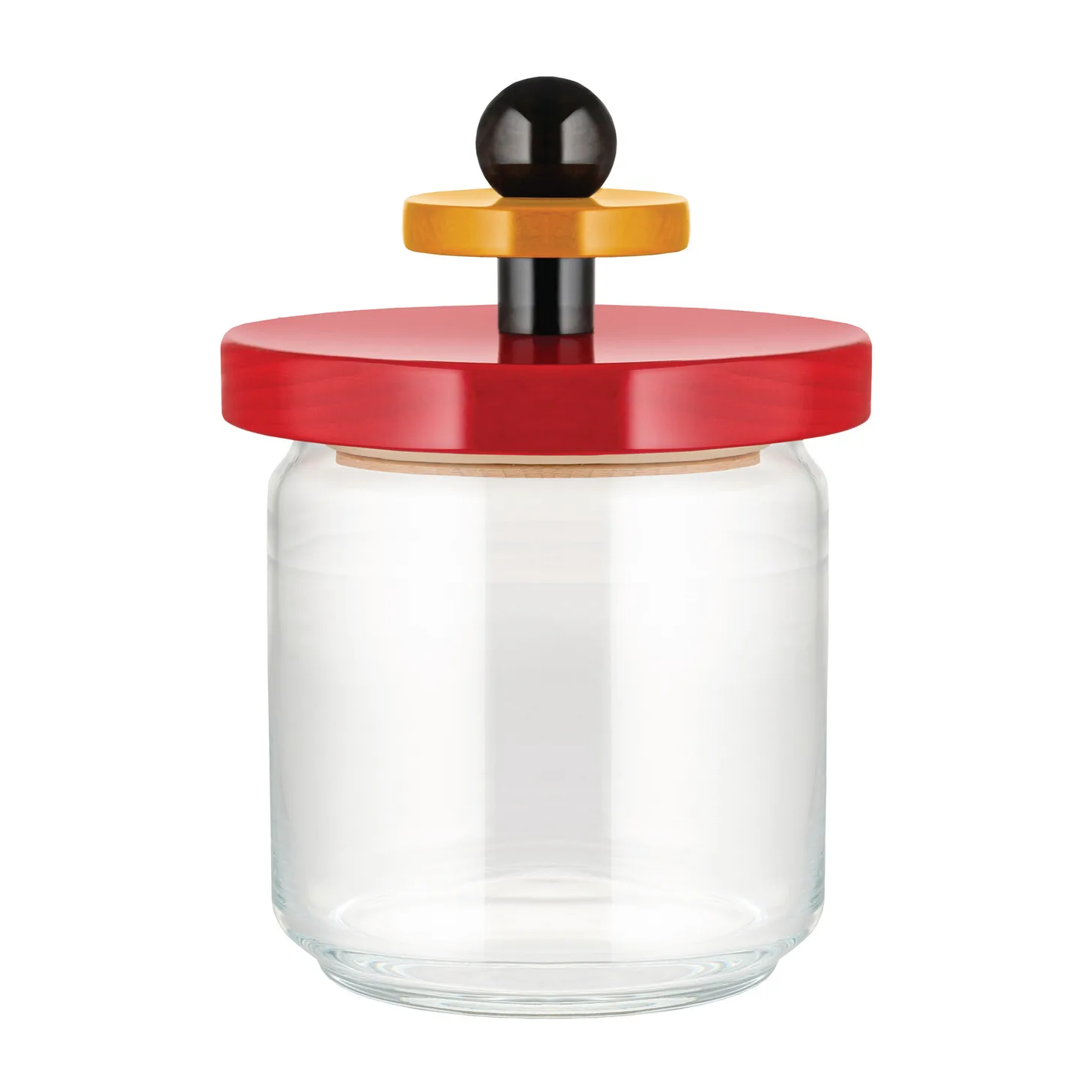 Twergi storage jar 0.75 L, Red Alessi