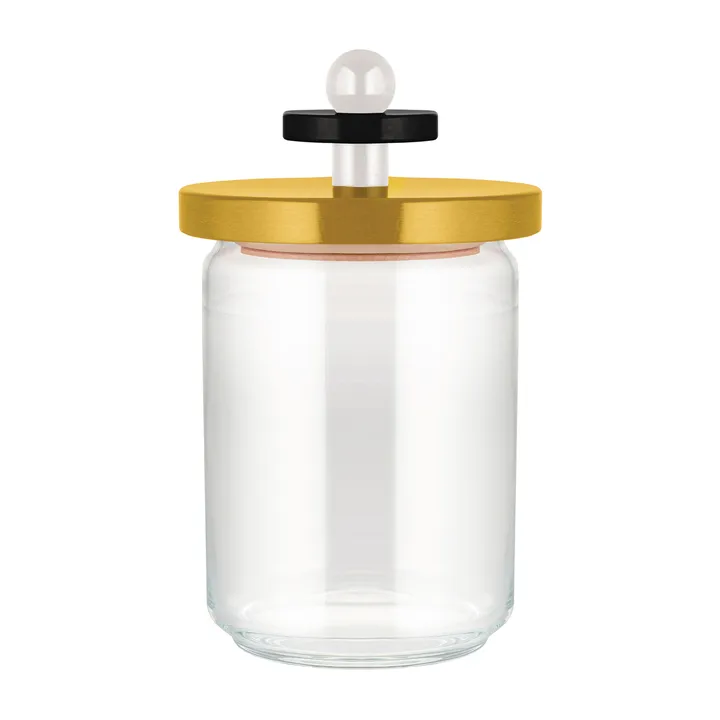 Twergi storage jar 1 L - Yellow - Alessi