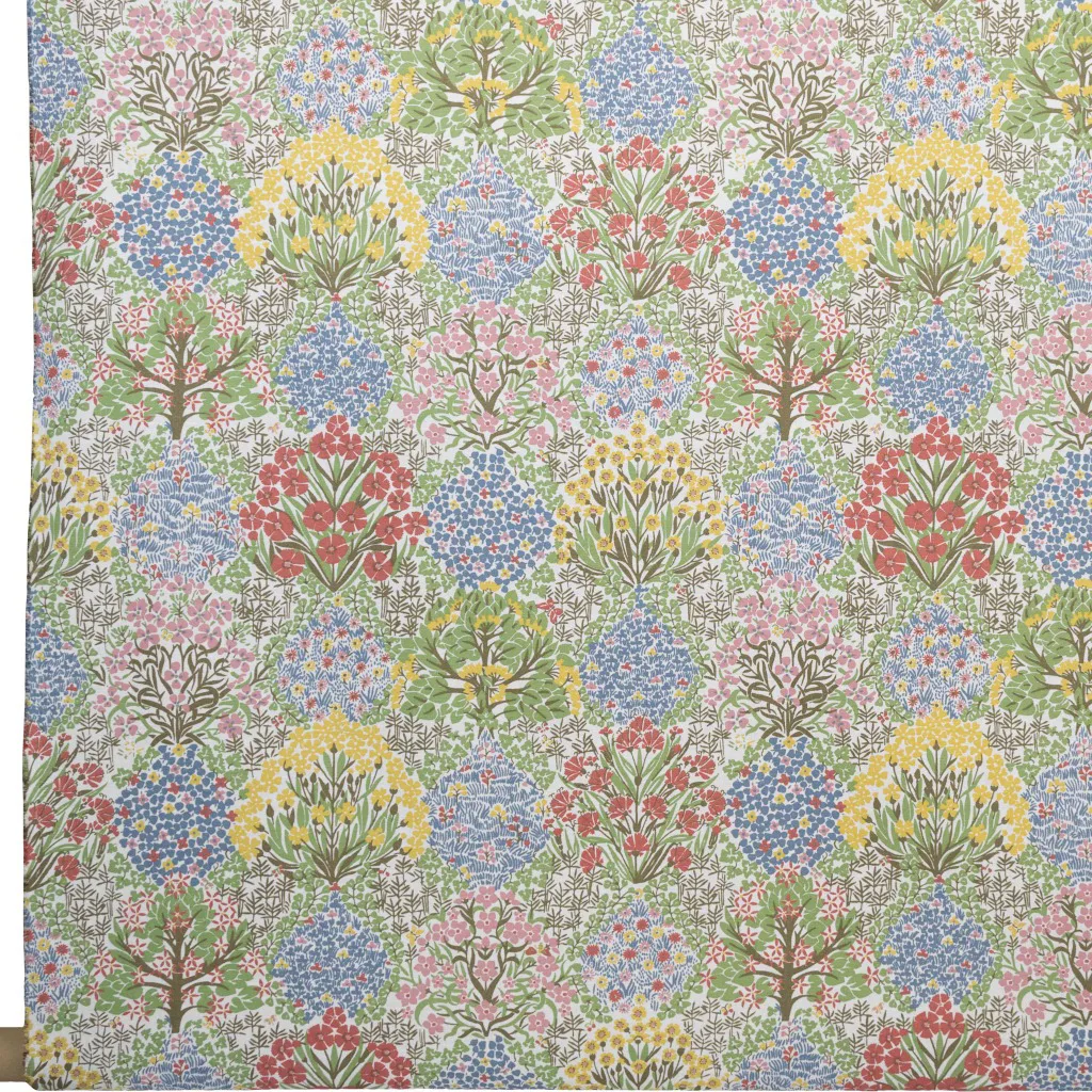Botanic Garden fabric, Multi-blue Almedahls