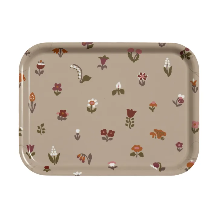 Brunnsparken tray 20x27 cm - Taupe - Almedahls