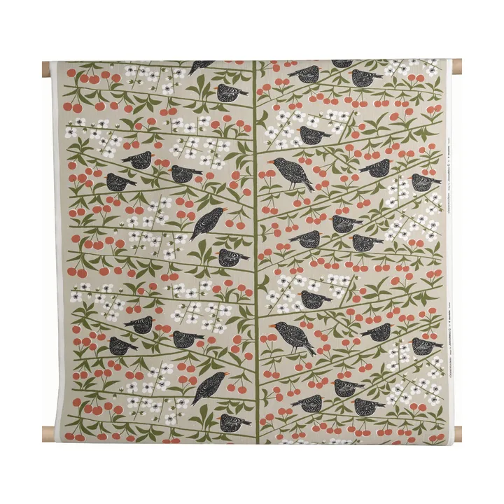 Körsbärsträdgården fabric - Beige - Almedahls