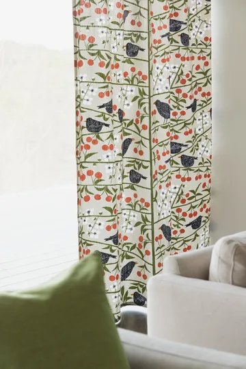 Körsbärsträdgården fabric - Beige - Almedahls