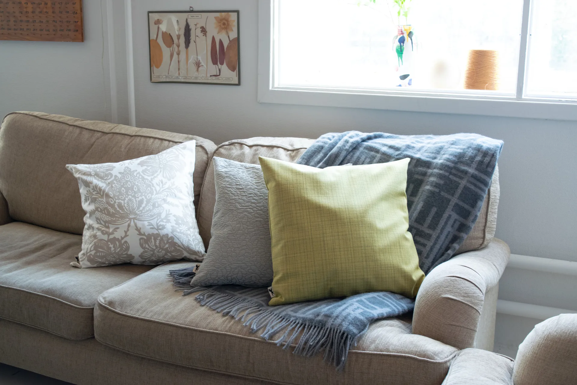 Livia pillowcase 50x50 cm, Light grey Almedahls