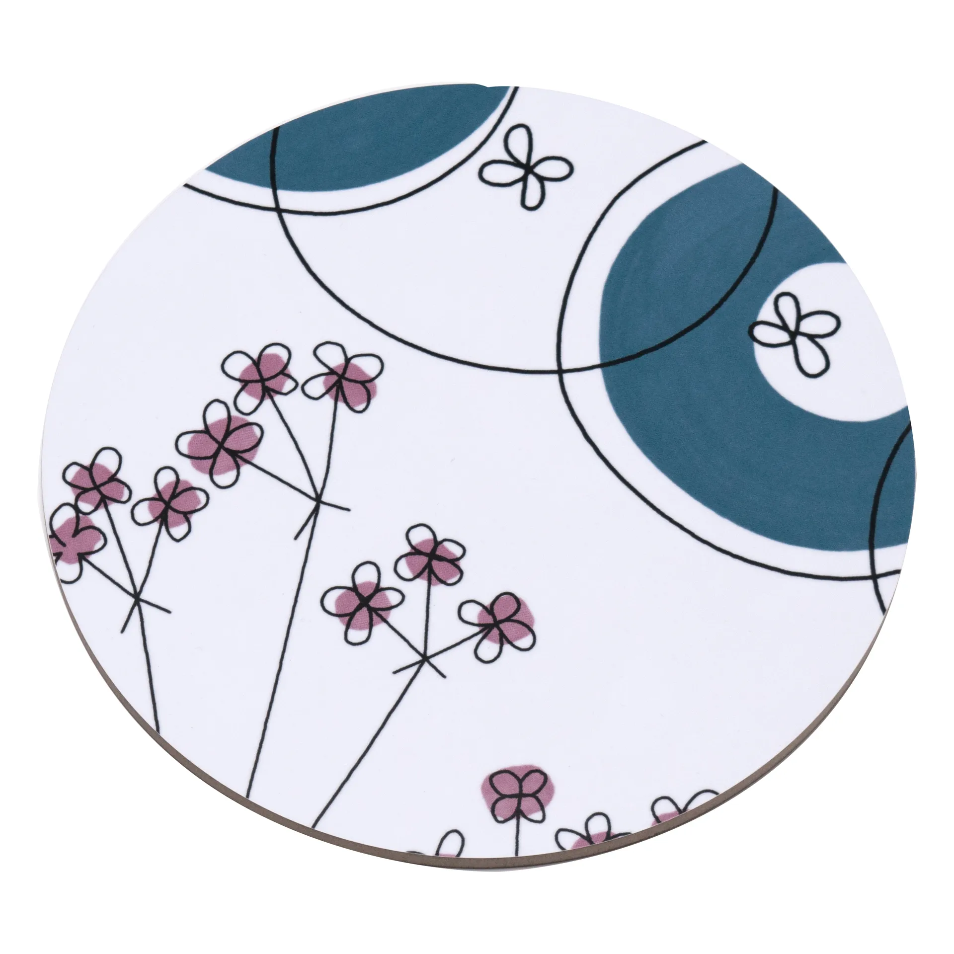 Picknick pot holder, blue-pink Almedahls