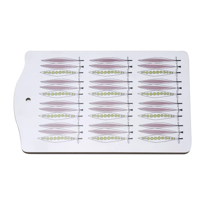 Picknick serving board 20x30 cm - Blue pink-multi - Almedahls