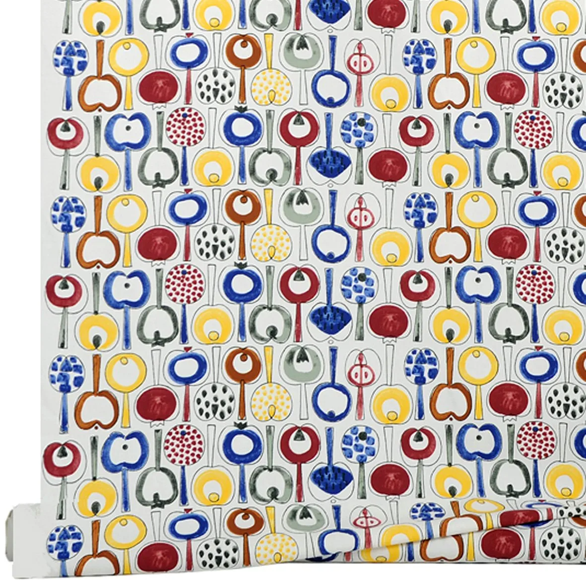 Pomona oilcloth, multi Almedahls