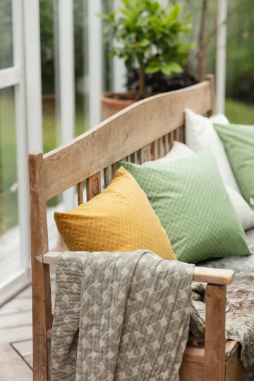 Prickruta cushion cover 47x47 cm - Ochre - Almedahls