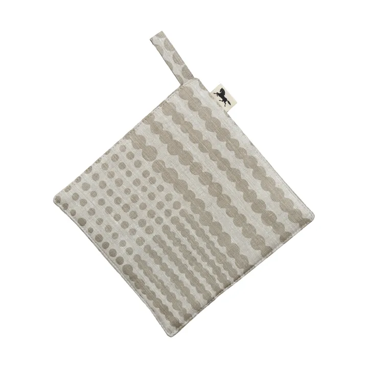 Pricktyg oven mitt 23x23 cm - Natural-taupe - Almedahls