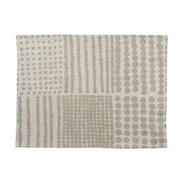 Pricktyg placemat 34x45 cm - Natural-taupe - Almedahls