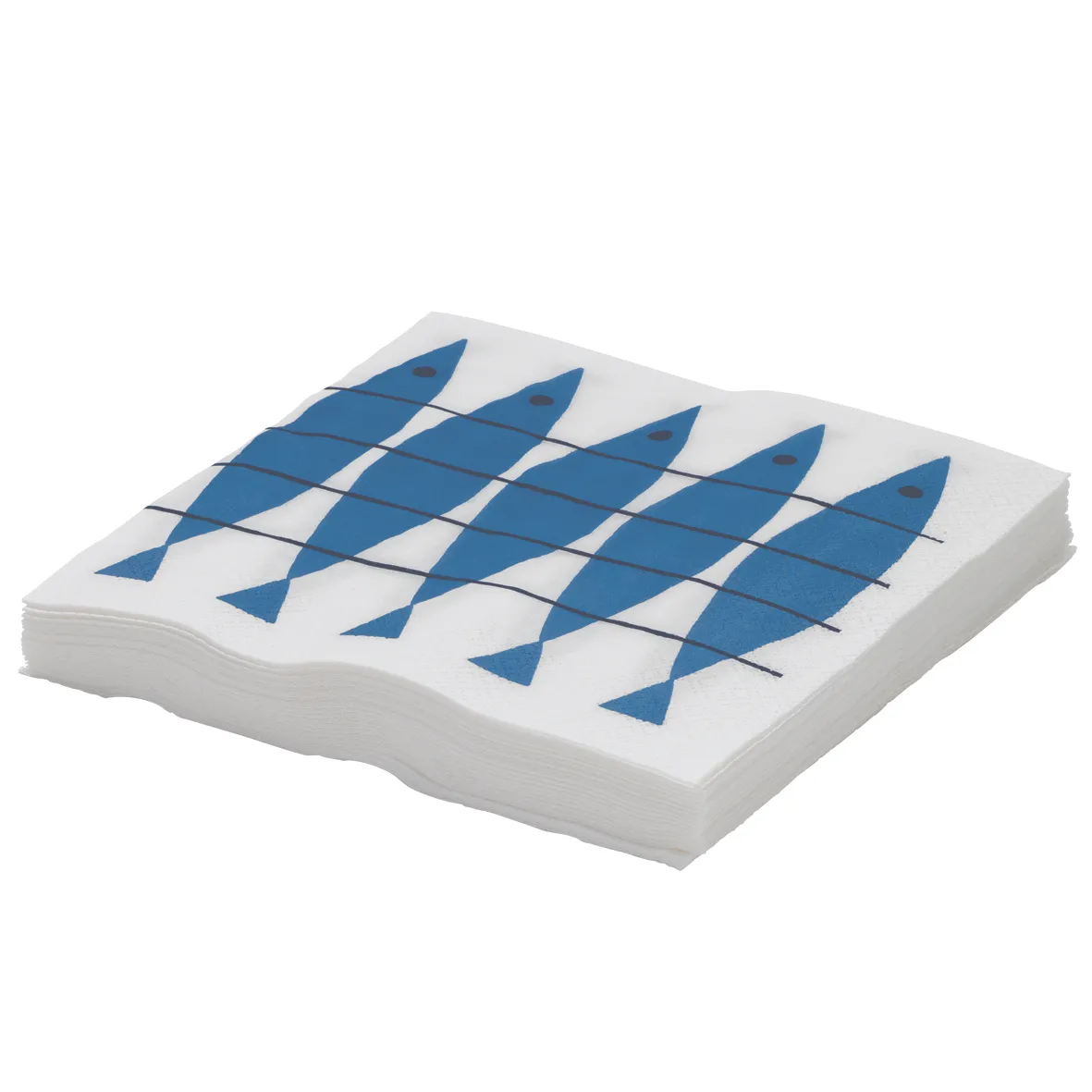 Sill paper napkin 20-pack, blue-white Almedahls