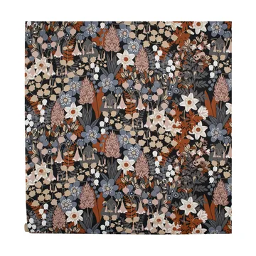 Skogen fabric - Blue-brown - Almedahls