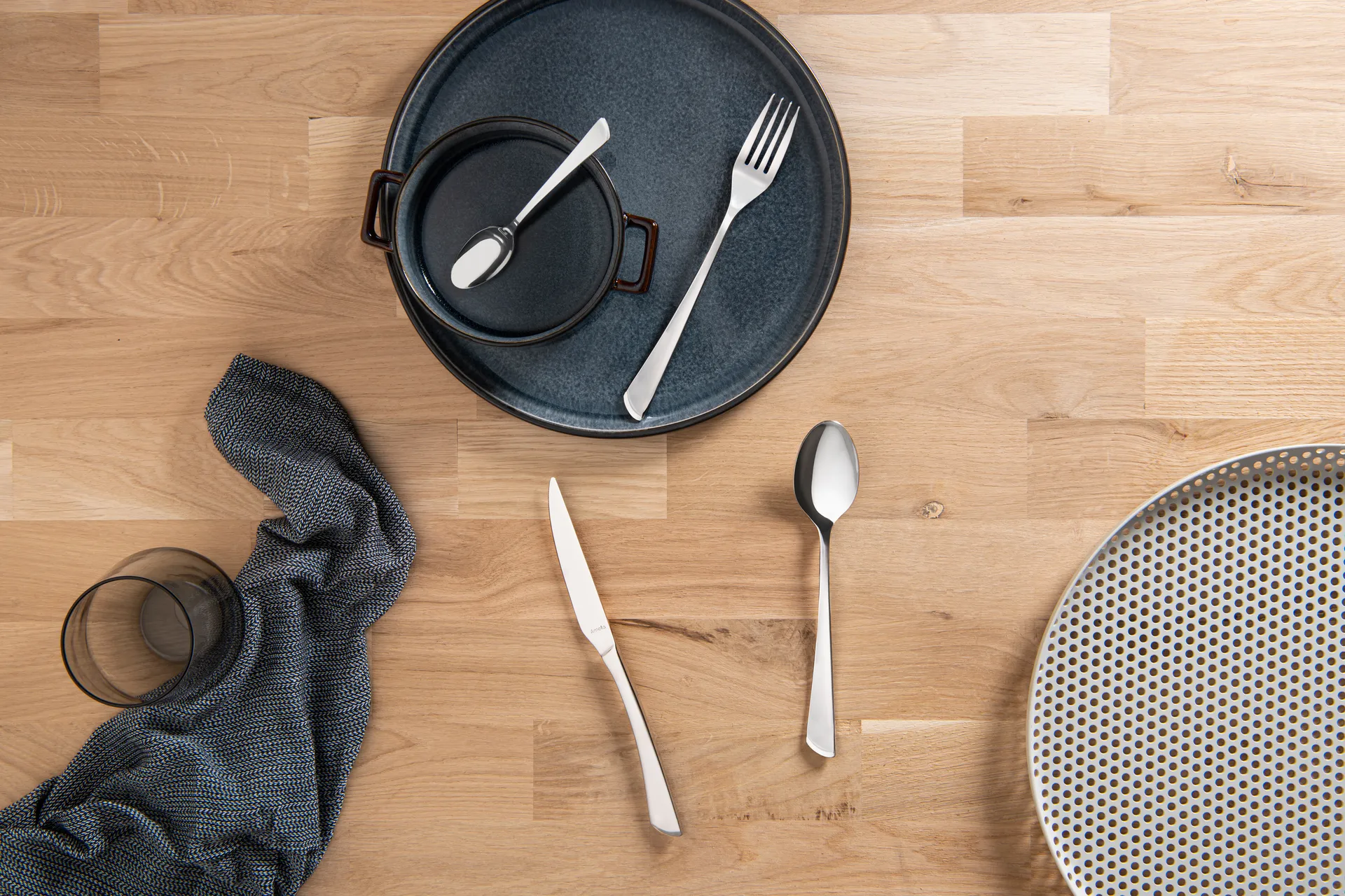 Juno cutlery set 24 pieces, Stainless steel Amefa