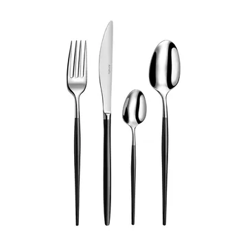 Soprano cutlery set 16 pieces - Black - Amefa