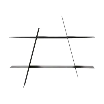 A-Shelf wall shelf Large 78x12x67 cm - Black - Andersen Furniture