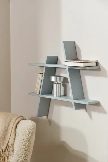 A-Shelf wall shelf Special Edition - Grey blue L 78x12x67 cm - Andersen Furniture