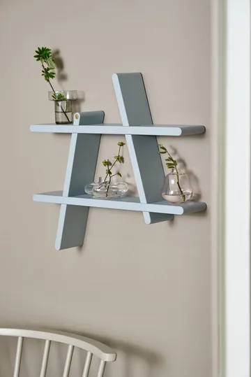 A-Shelf wall shelf Special Edition - Grey blue M 52x9x46 cm - Andersen Furniture