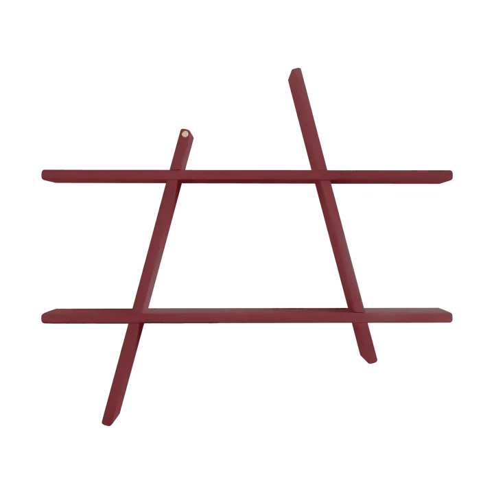 A-Shelf wall shelf Special Edition - Wine red L 78x12x67 cm - Andersen Furniture