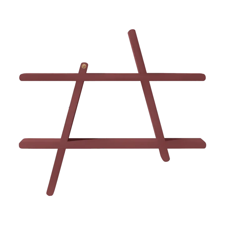 A-Shelf wall shelf Special Edition - Wine red M 52x9x46 cm - Andersen Furniture