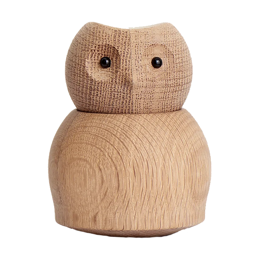 Andersen Owl wooden figure Small, Oak Andersen Furniture
