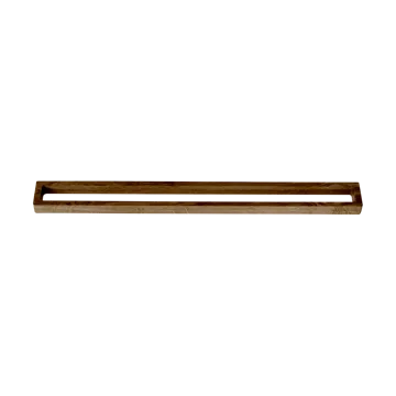 Andersen towel rod single 73.5 cm - Dark Stain Matt Lacquer Ash - Andersen Furniture