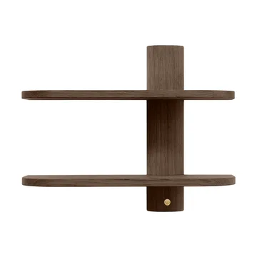 Bend wall shelf - Smoked Oiled Oak, 50x18x40 cm - Andersen Furniture