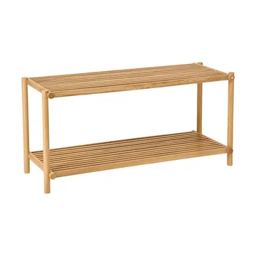 Column shoe rack - Matt lacquered oak - Andersen Furniture