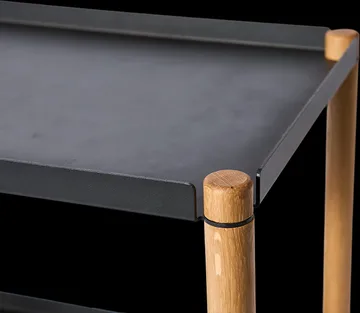 Connect table - Oiled oak, black metal - Andersen Furniture