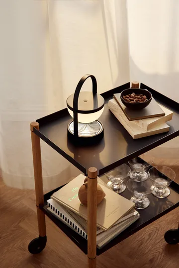 Connect table - Oiled oak, black metal - Andersen Furniture