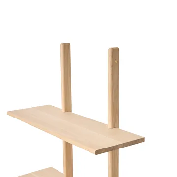 Essence wall shelf - Oak, 70x25x140 cm - Andersen Furniture