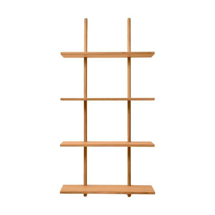 Essence wall shelf - Oiled Natural Oak, 70x25x140 cm - Andersen Furniture