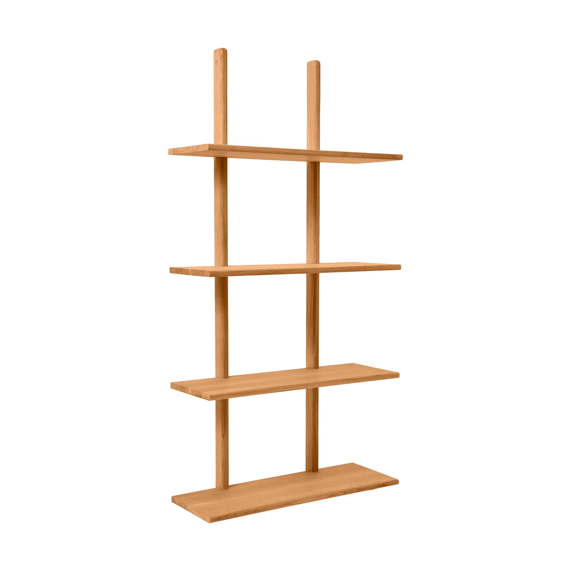 Essence wall shelf, Oiled Natural Oak, 70x25x140 cm Andersen Furniture