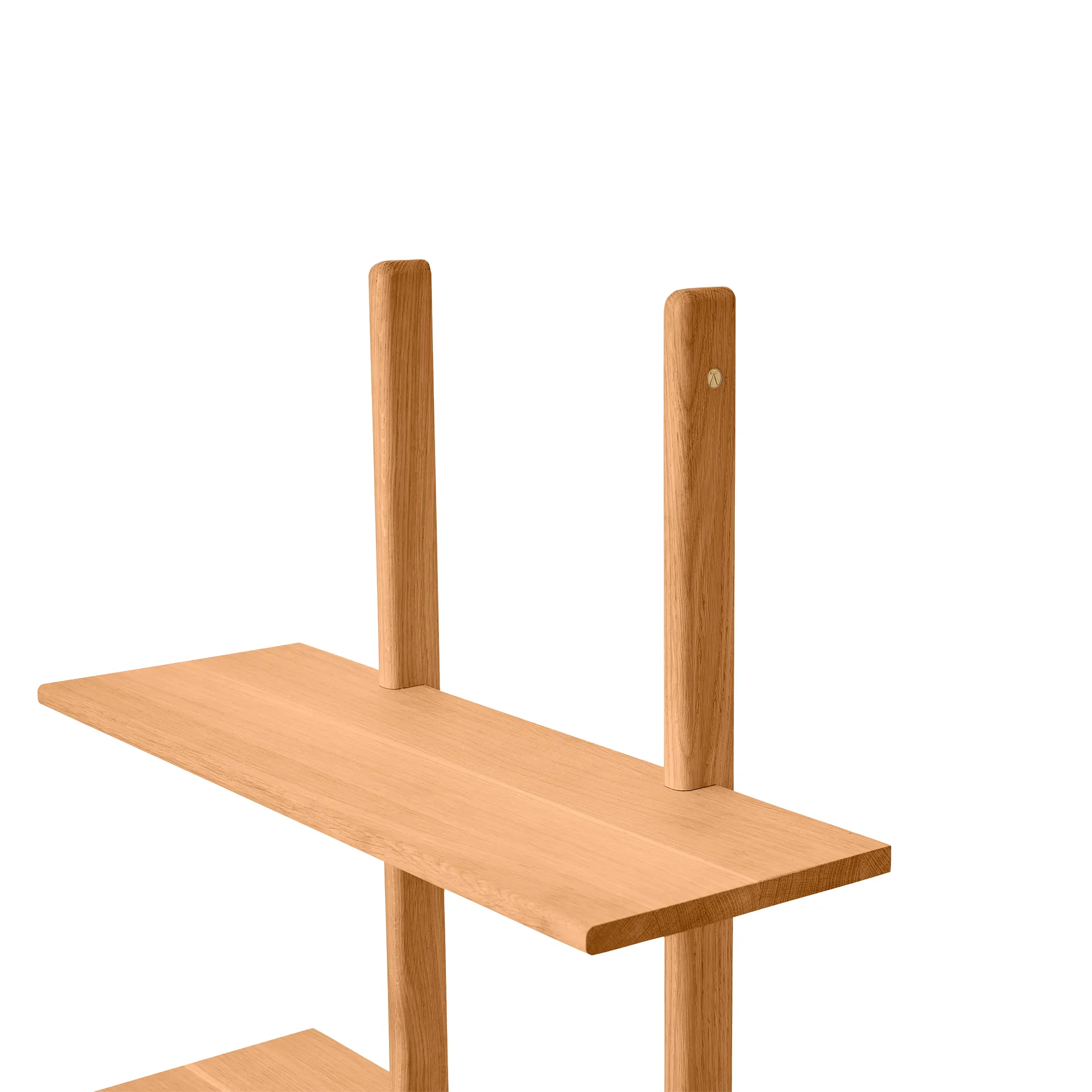 Essence wall shelf, Oiled Natural Oak, 70x25x140 cm Andersen Furniture