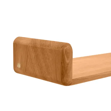 Level wall shelf - Oiled Natural Oak, 55x18x9 cm - Andersen Furniture