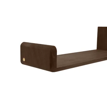 Level wall shelf - Smoked Oiled Oak, 55x18x9 cm - Andersen Furniture