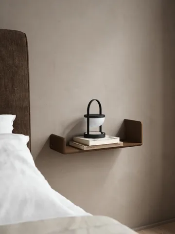 Level wall shelf - Smoked Oiled Oak, 55x18x9 cm - Andersen Furniture