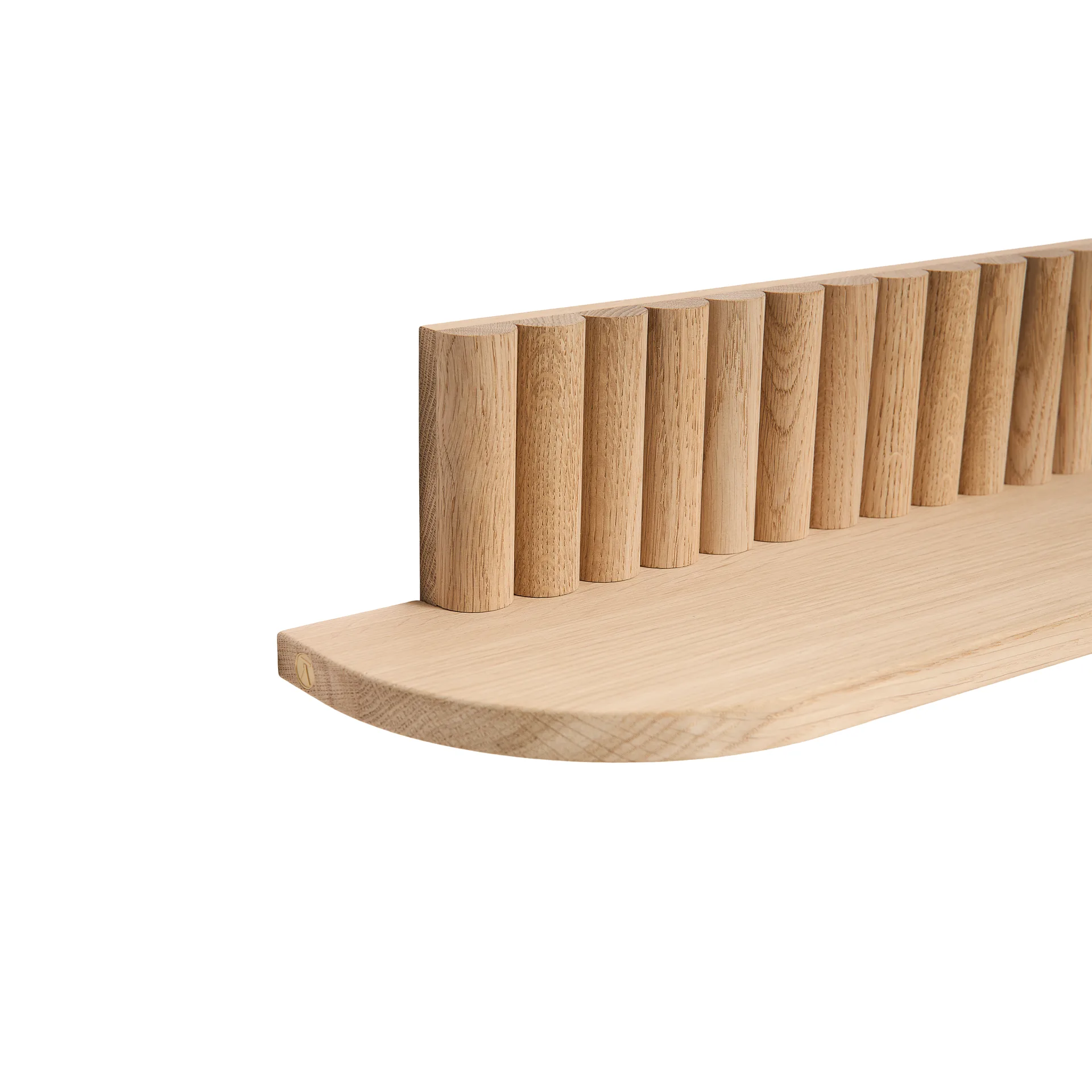 Pillar wall shelf, Oak, 78x15x12 cm Andersen Furniture