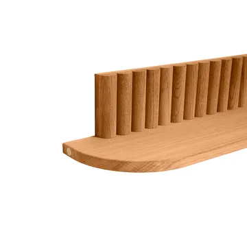 Pillar wall shelf - Oiled Natural Oak, 78x15x12 cm - Andersen Furniture