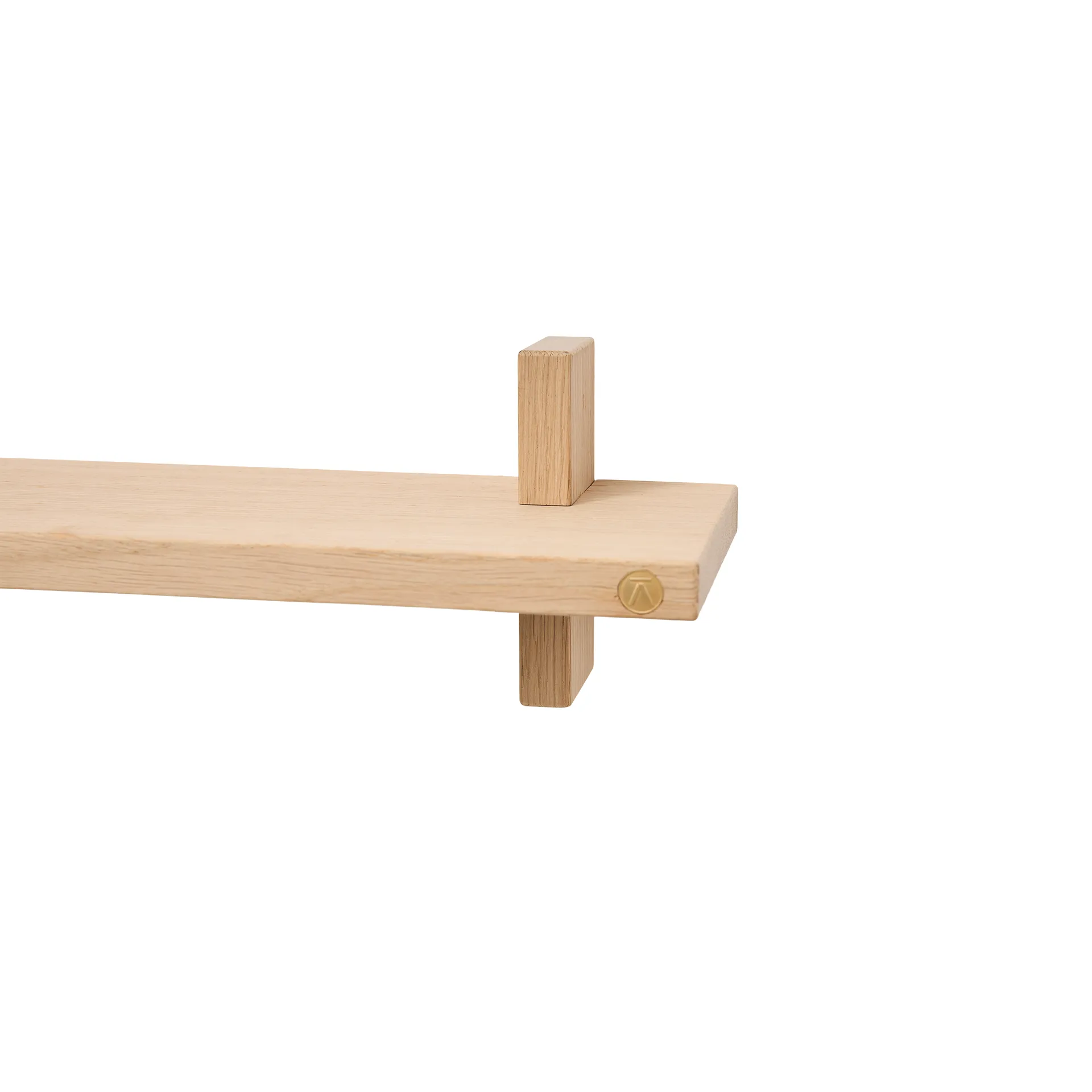 Treat wall shelf single, Oak, 50×12×11.2 cm Andersen Furniture