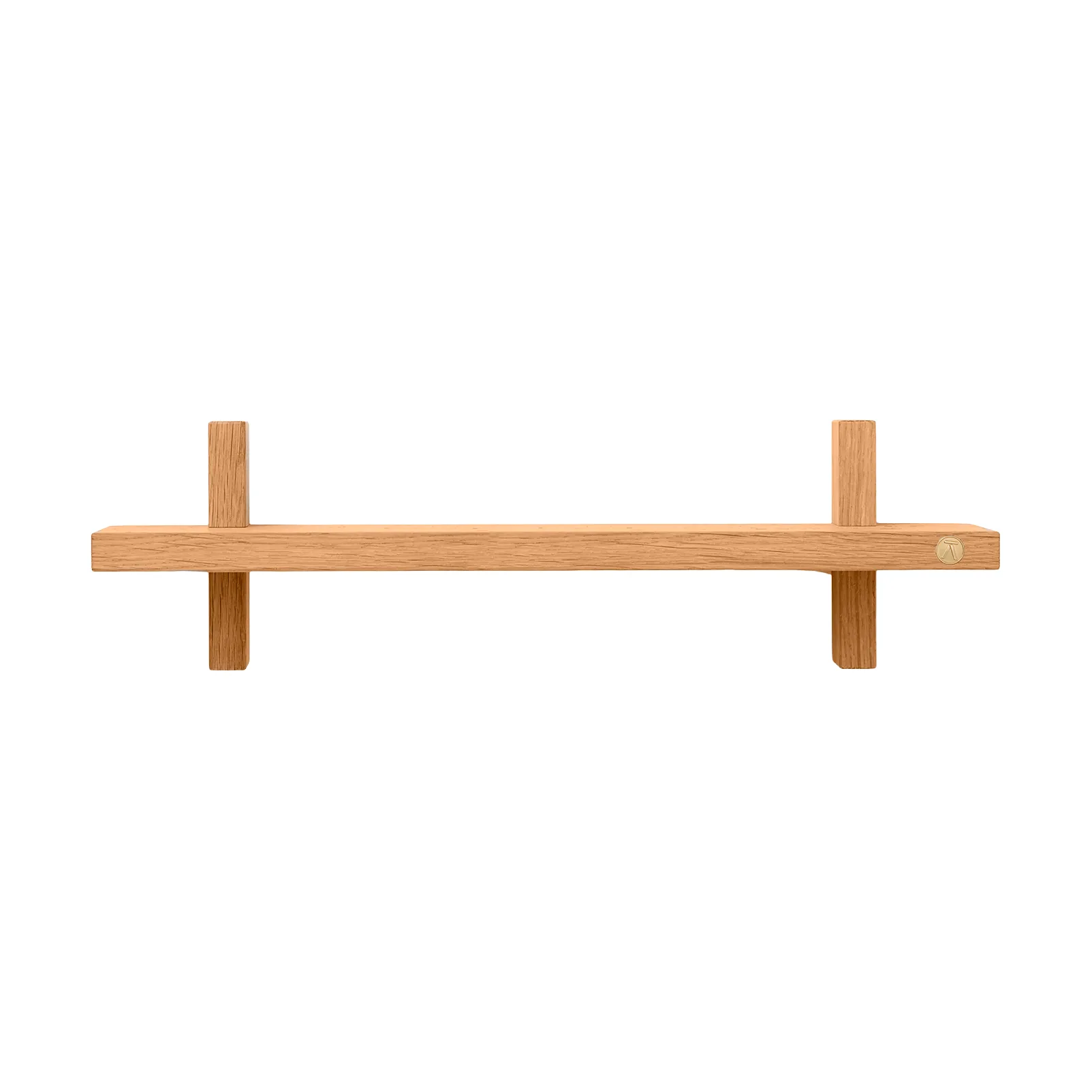Treat wall shelf single, Oiled Natural Oak, 50x12x11.2 cm Andersen Furniture