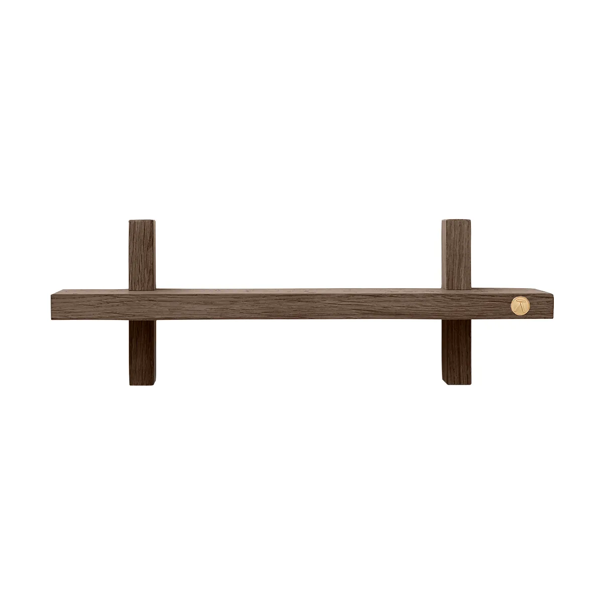 Treat wall shelf single, Smoked Oiled Oak, 34x12x11.2 cm Andersen Furniture