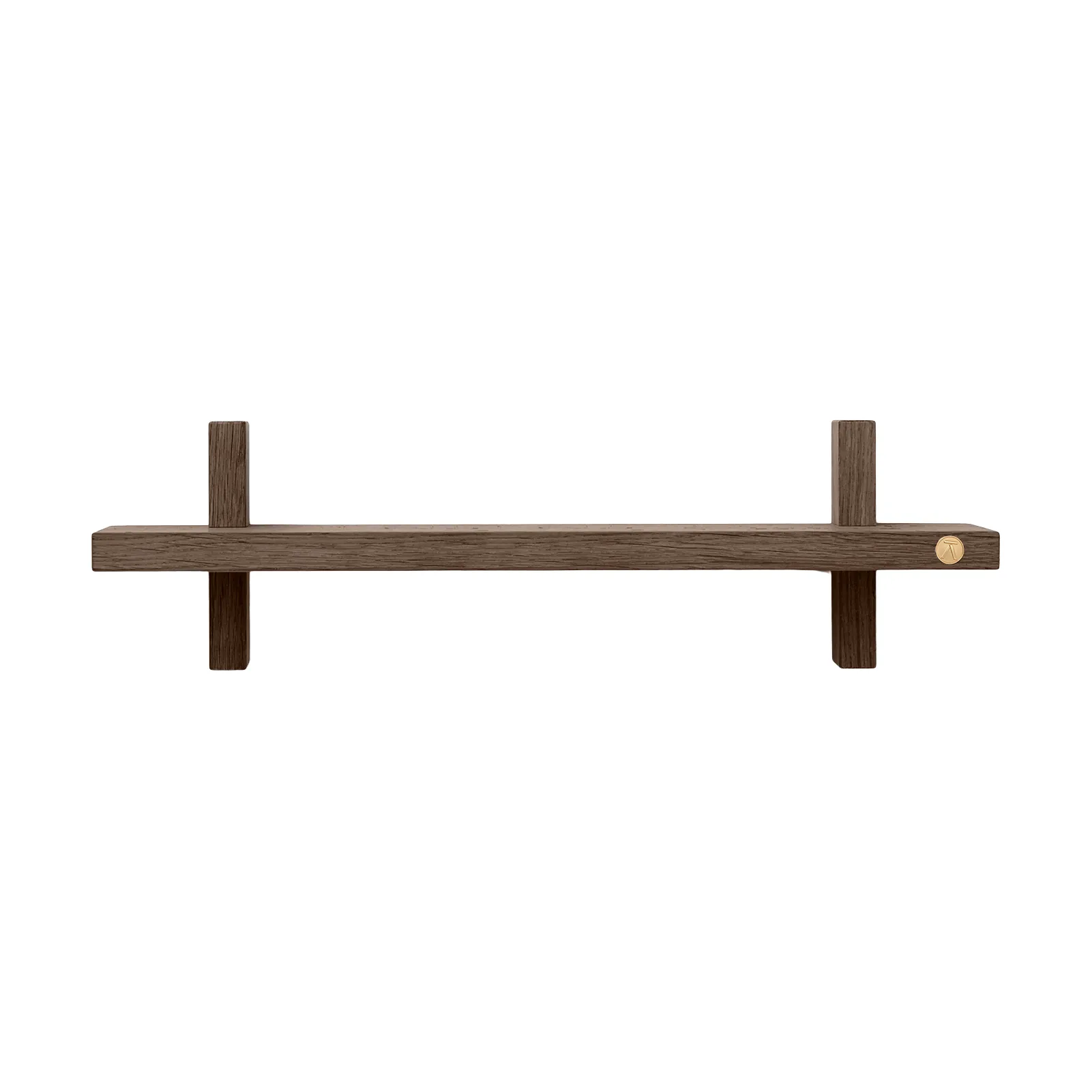 Treat wall shelf single, Smoked Oiled Oak, 50x12x11.2 cm Andersen Furniture
