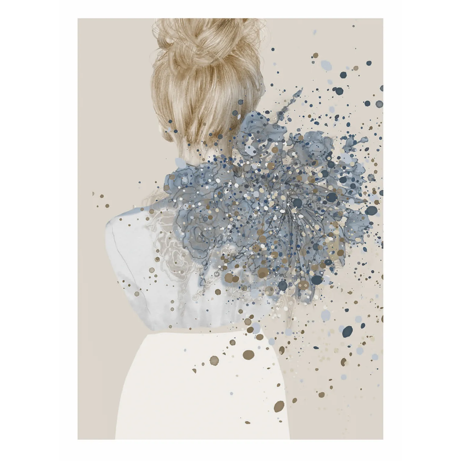 Liv poster, 50x70 cm Anna Bülow