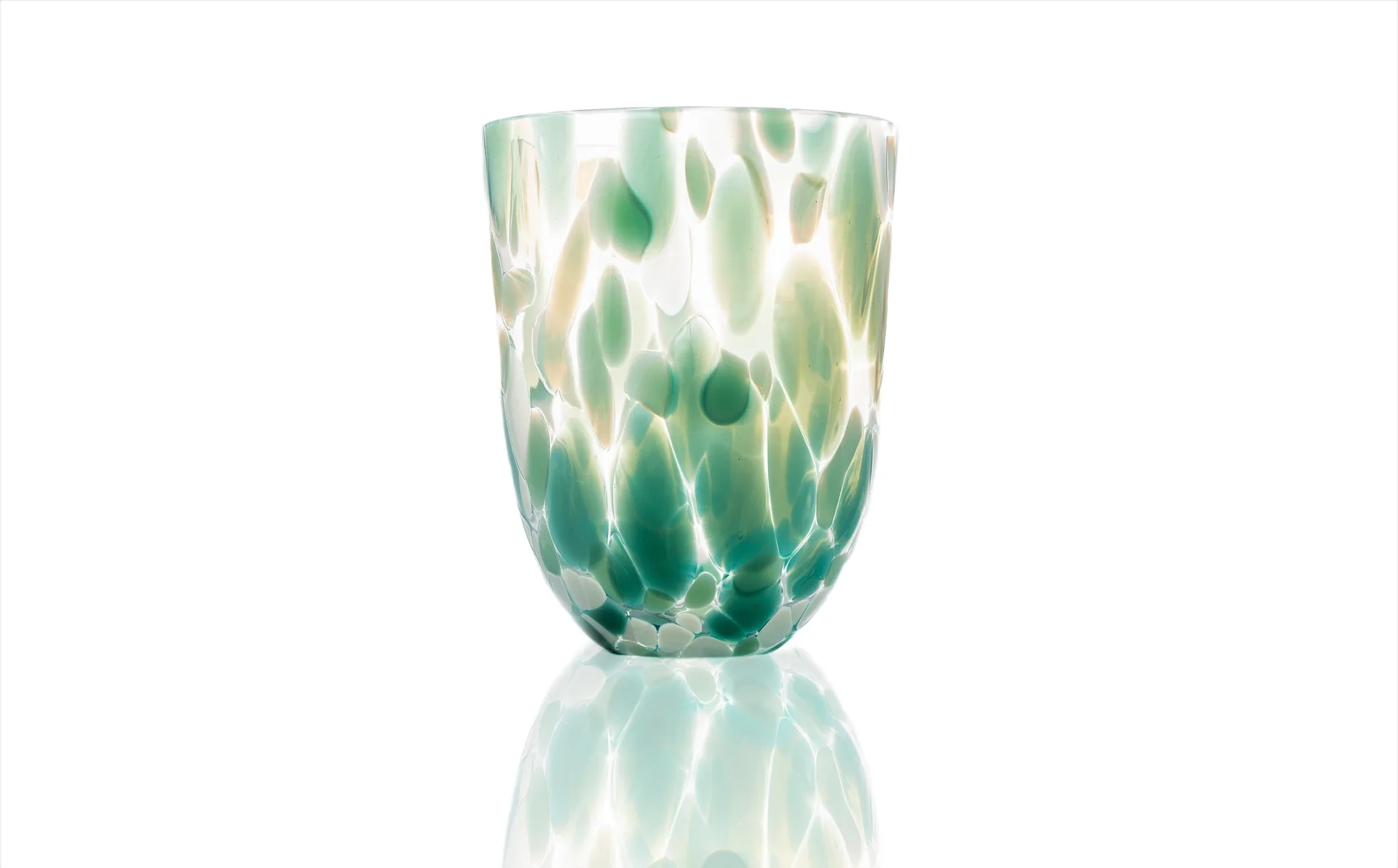 Big Confetti drinking glass 25 cl, Emerald Anna Von Lipa