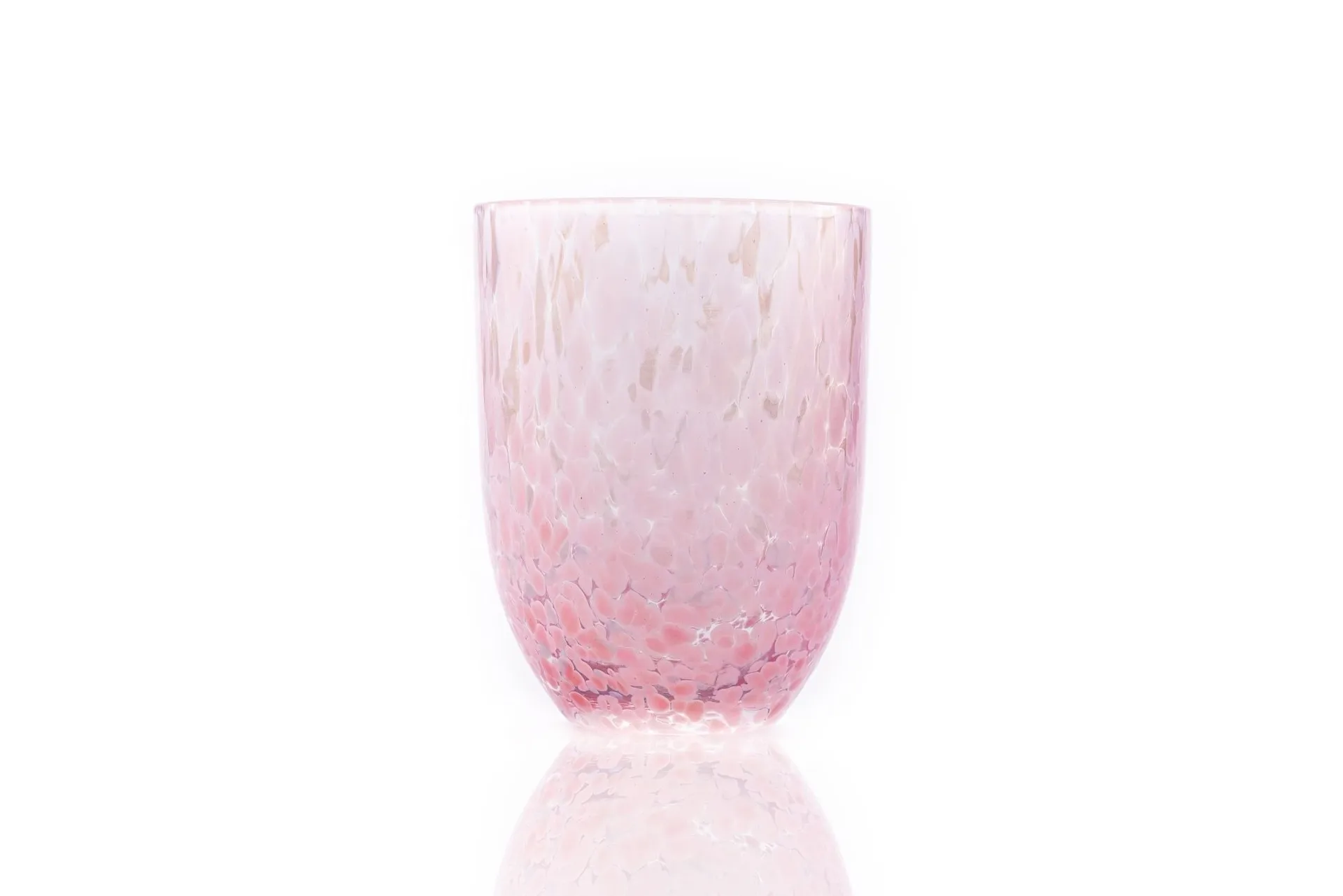 Confetti Drinking glass 25 cl, Pink-light blue Anna Von Lipa