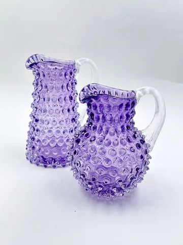 Eiffel Hobnail pitcher 0.35 L - Indigo - Anna Von Lipa