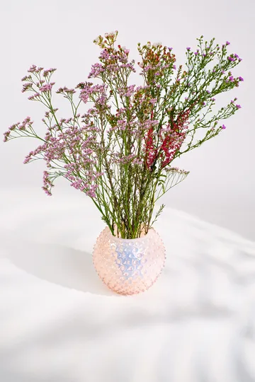 Hobnail Globe vase 18 cm - Soft Pink - Anna Von Lipa