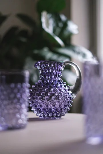 Hobnail milk jug 0.5 L - Indigo - Anna Von Lipa