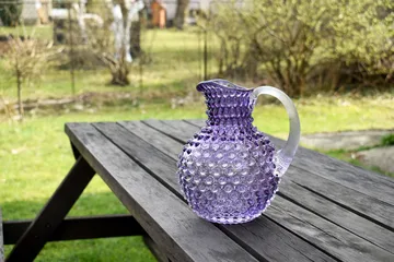 Paris Hobnail jug 2 l - Indigo - Anna Von Lipa